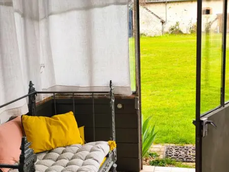 Gîte de la Biche en Sologne, 6 pers., cheminée : photo 4