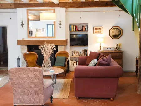 Gîte de la Biche en Sologne, 6 pers., cheminée : photo 6