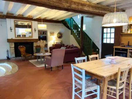 Gîte de la Biche en Sologne, 6 pers., cheminée : photo 8
