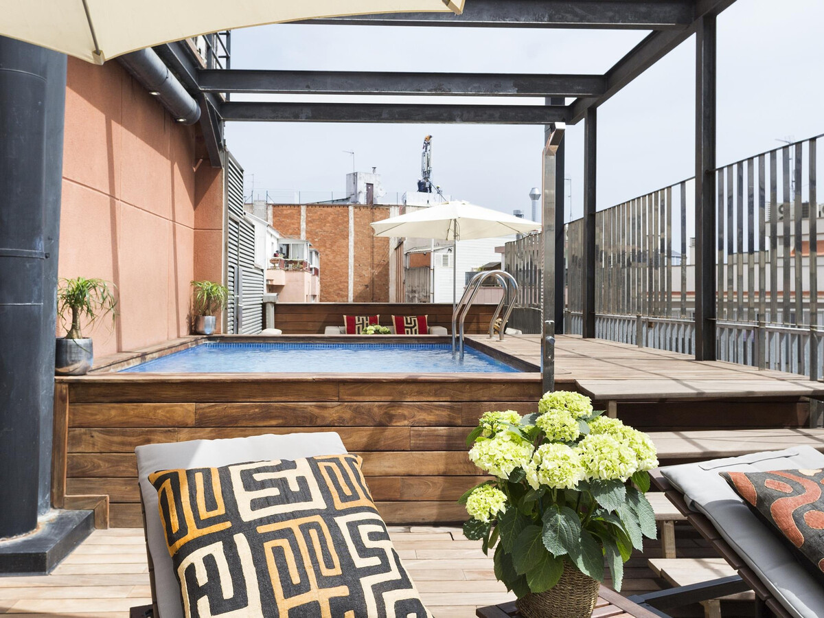 Duplex 85 m² terrasse 45 m², piscine & Arc de Triomphe, Barcelone - Photo 21