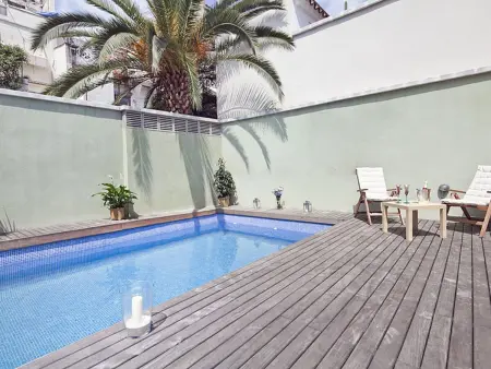 Triplex avec Terrasse, Piscine, Proche Métro à Barcelone - Photo 2