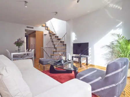 Triplex 6 pers. à Barcelone avec terrasse privée et vue : photo 14