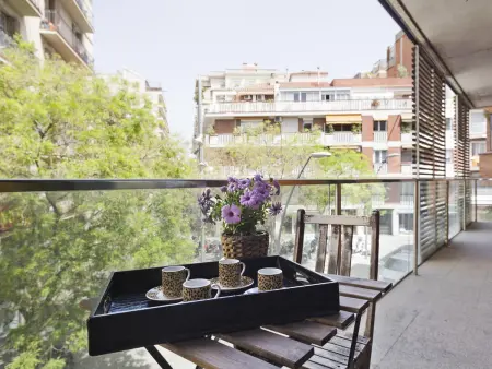 Appartement 90 m² Barcelone, 6 pers, terrasse, métro Muntaner : photo 5