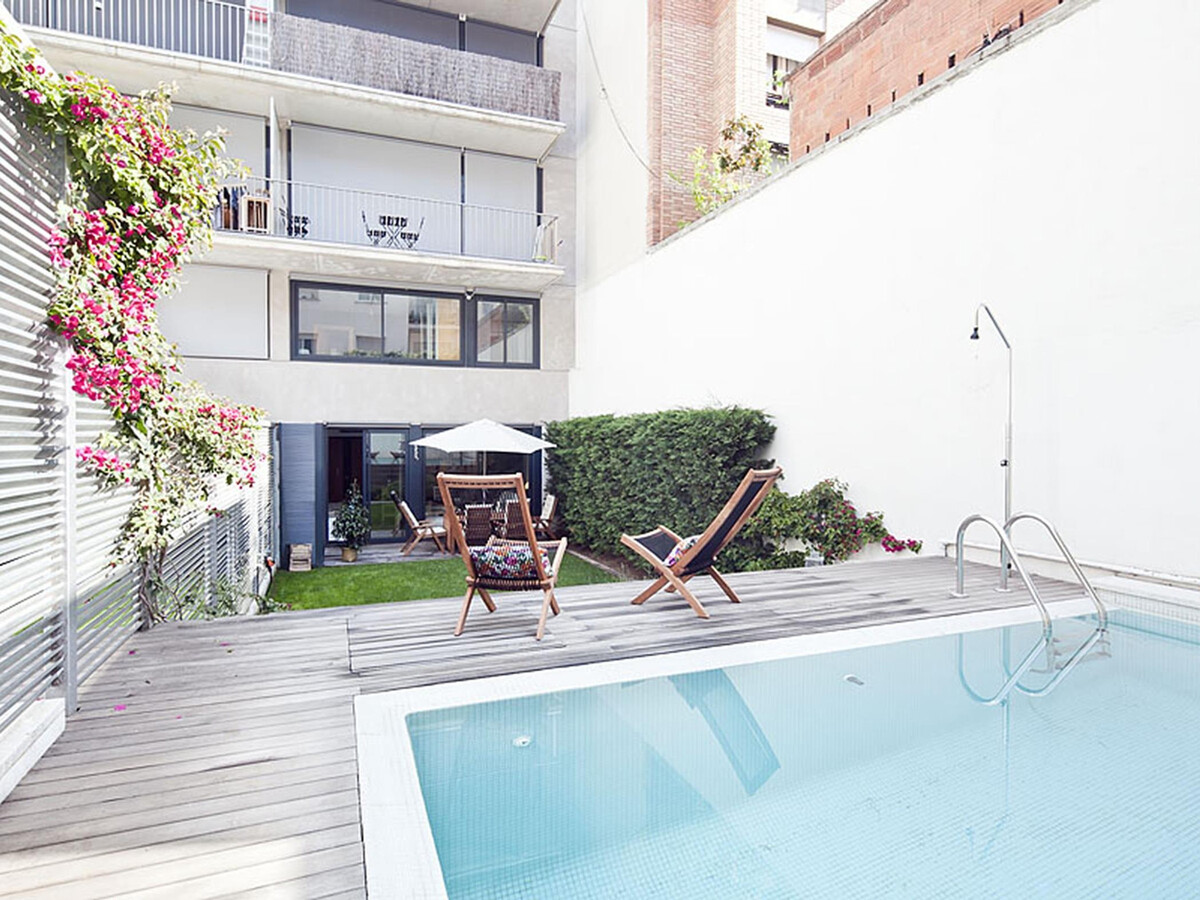 Duplex Sarrià, piscine privée, 10 pers. à Barcelone - Photo 1