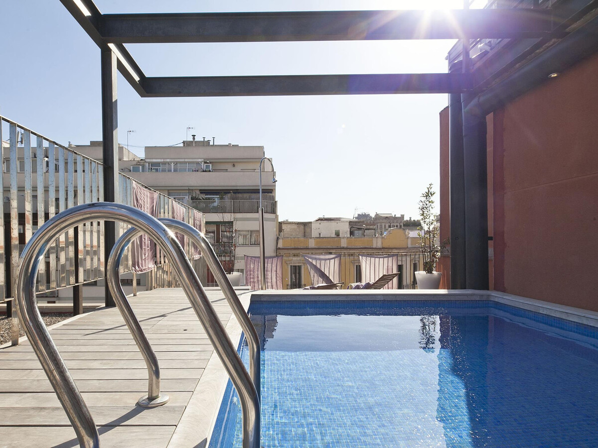 Appartement 8 pers. avec piscine toit à Barcelone - Photo 6
