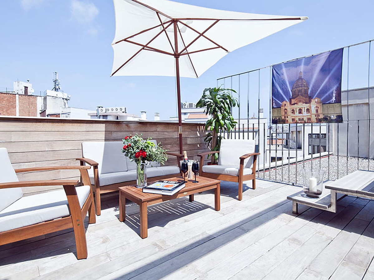 Appartement 8 pers. avec piscine toit à Barcelone - Photo 22