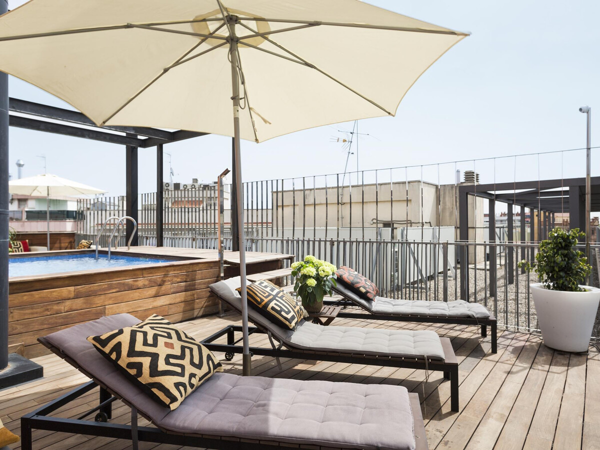 Appartement 85m² centre Barcelone, piscine, 3 chambres - Photo 3