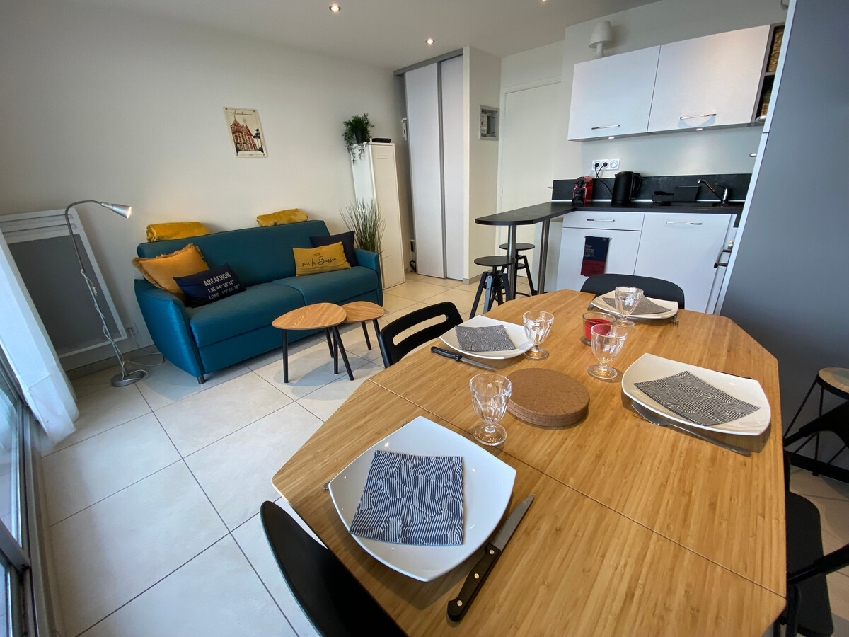 T2 Cabine 25m² Arcachon, Accès Direct Plage - Photo 8