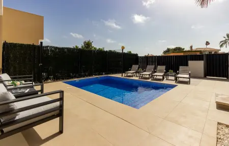 Maison 3 chambres Los Urrutias, piscine privée et vue mer : photo 10