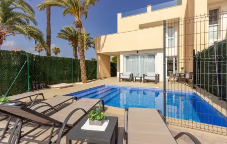 Maison 3 chambres Los Urrutias, piscine privée et vue mer : photo 12