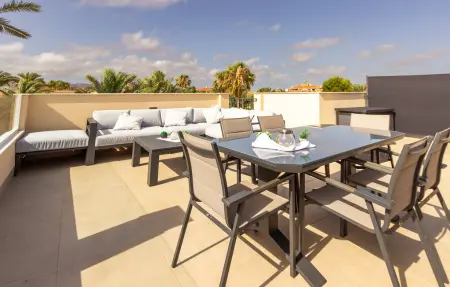 Maison 3 chambres Los Urrutias, piscine privée et vue mer : photo 14