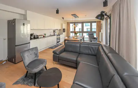 Appartement vue mer, plage privée et piscine à Ostende, 6 pers. : photo 3