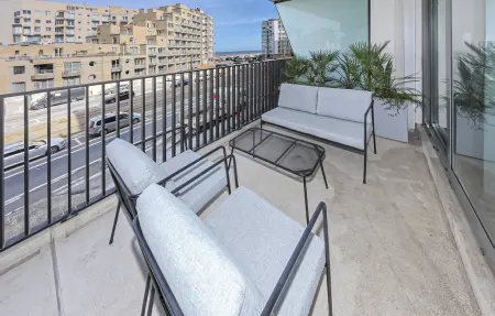 Appartement vue mer, plage privée et piscine à Ostende, 6 pers. : photo 10