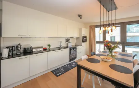Appartement vue mer, plage privée et piscine à Ostende, 6 pers. : photo 12