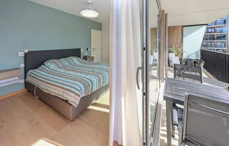 Appartement vue mer, plage privée et piscine à Ostende, 6 pers. : photo 13