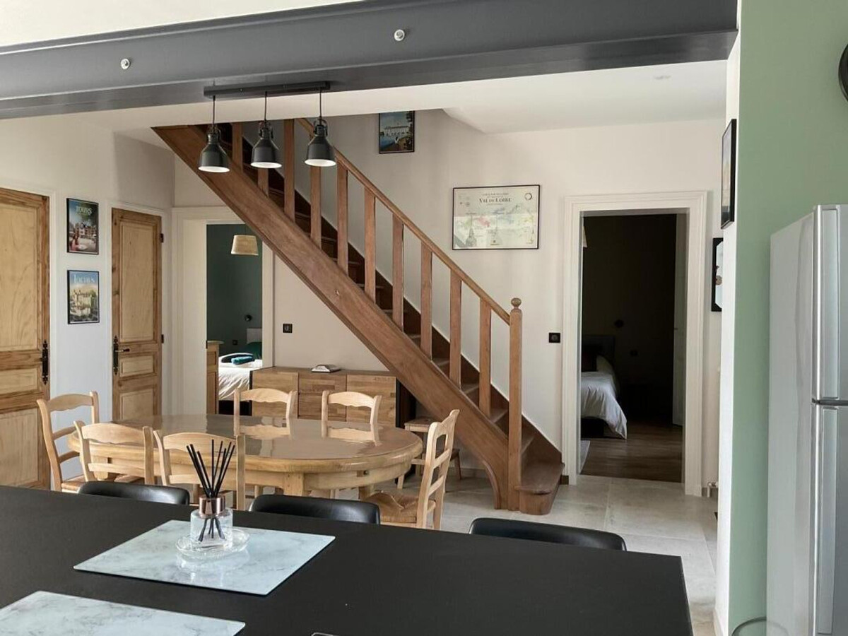 Gîte rénové 8 pers., salle de jeux, jardin clos à Courçay - Photo 7