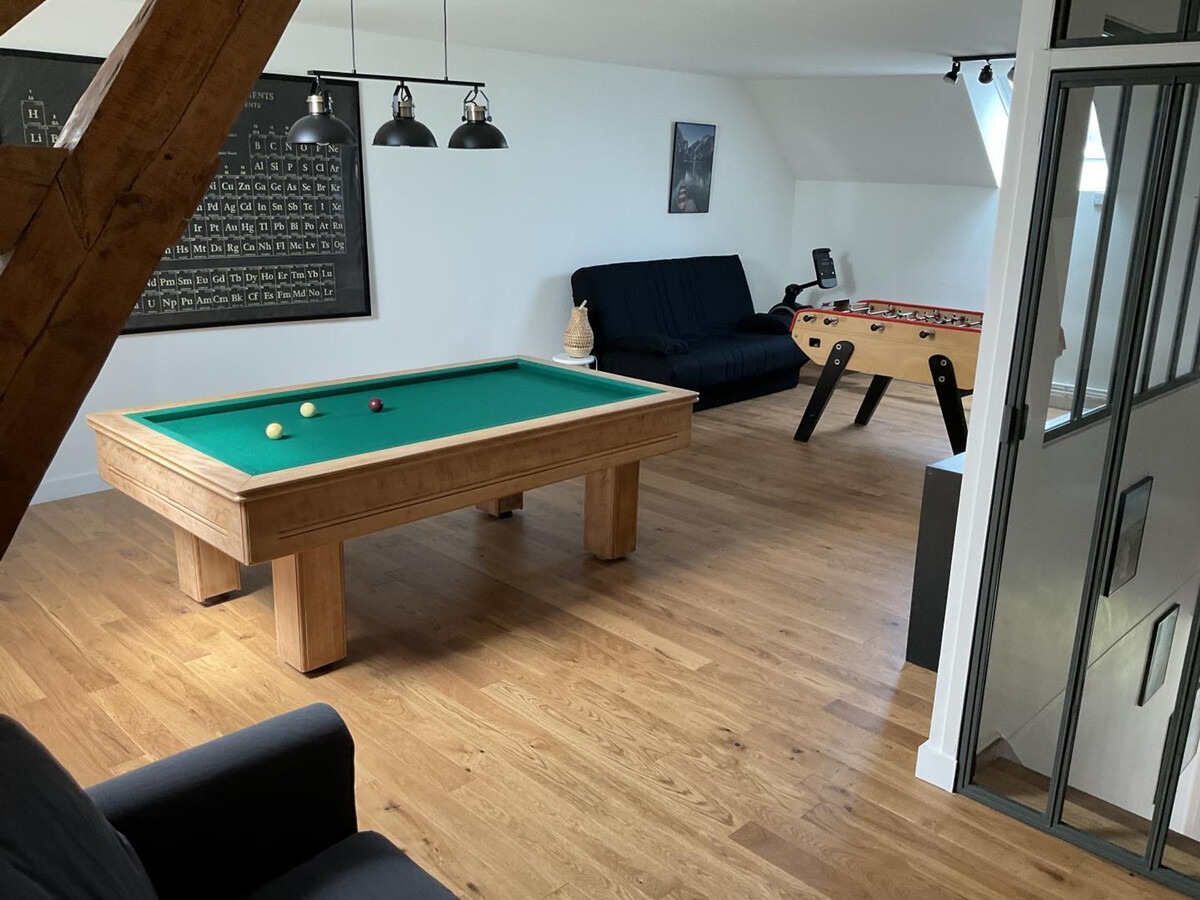 Gîte rénové 8 pers., salle de jeux, jardin clos à Courçay - Photo 14