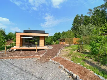 Location maison à Durbuy, Maison écologique avec bain à remous