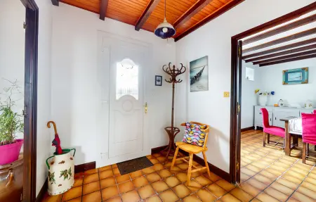 Maison en pierre 6 pers. à Plouagat, cour privée : photo 13