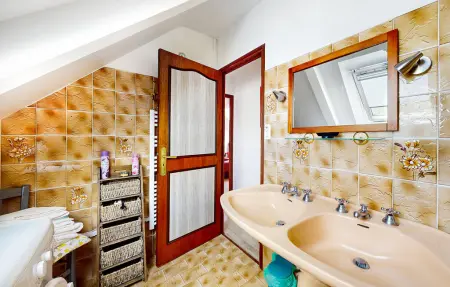 Maison en pierre 6 pers. à Plouagat, cour privée : photo 19