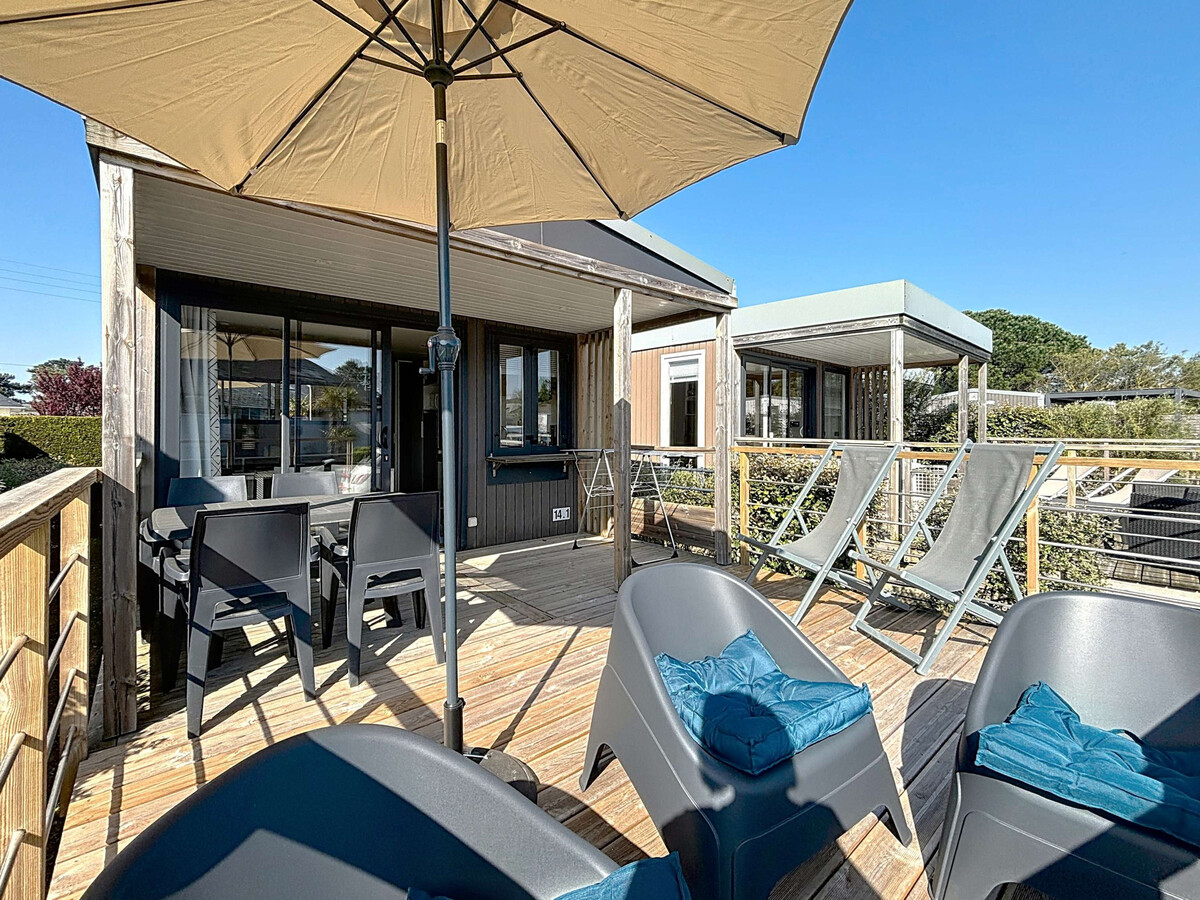 Mobil-home 2 chambres Jullouville, 200m plage, piscine - Photo 1