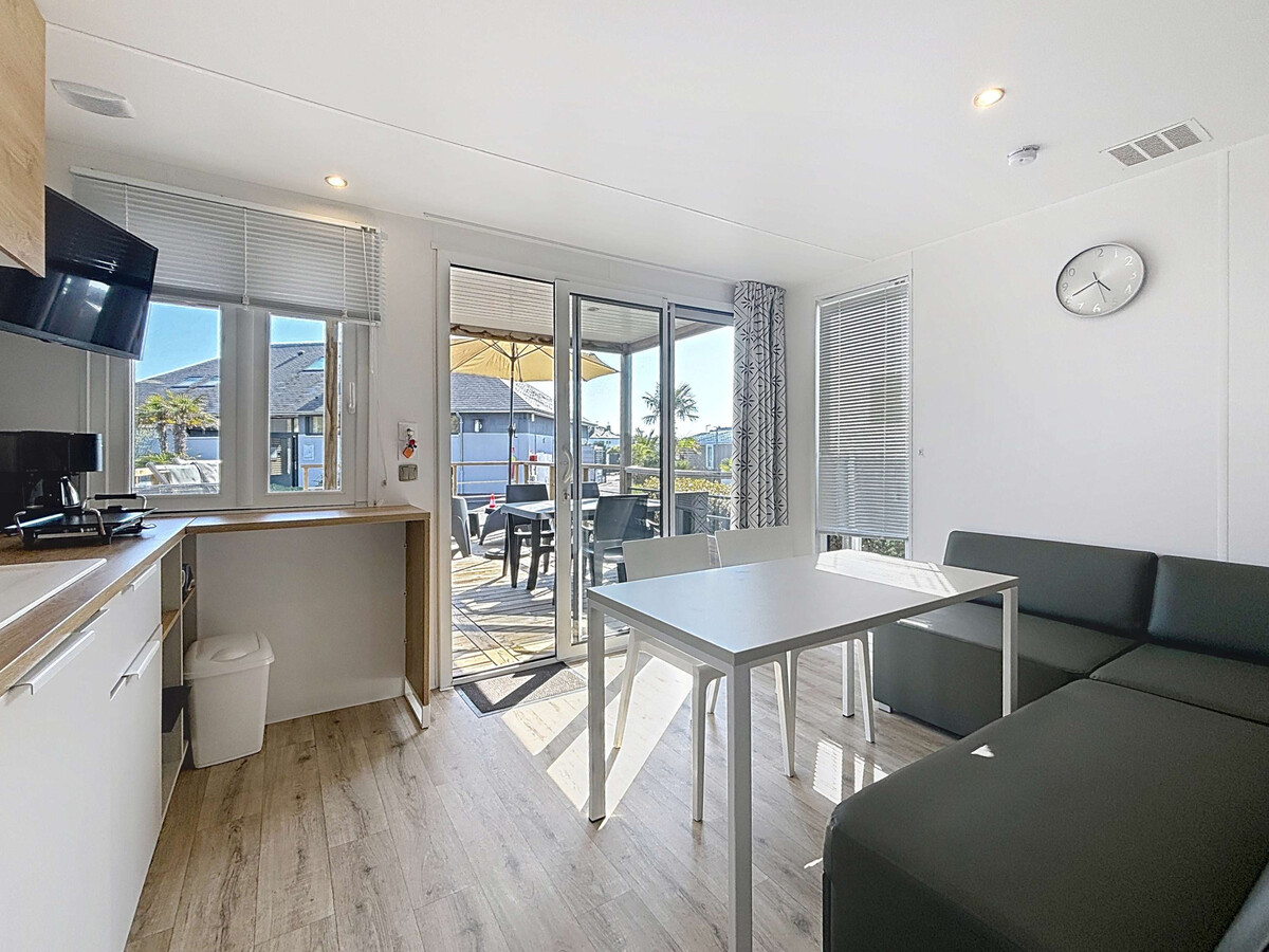Mobil-home 2 chambres Jullouville, 200m plage, piscine - Photo 4
