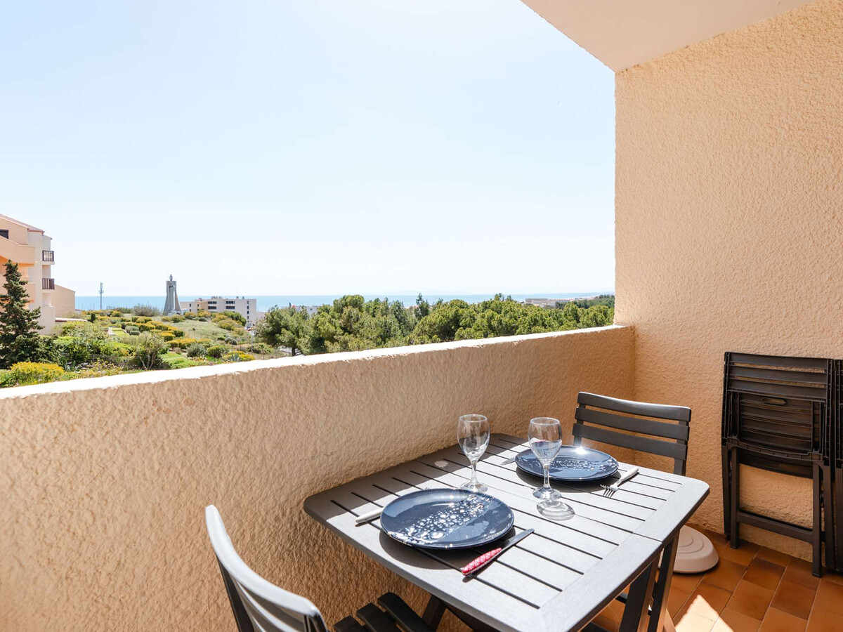 T2 balcon vue mer, parking, accès direct plage - Photo 1