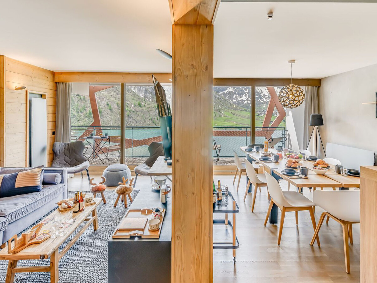 Les 5 Marmottes – Apt 4* vue lac, 8 pers, Tignes - Photo 1