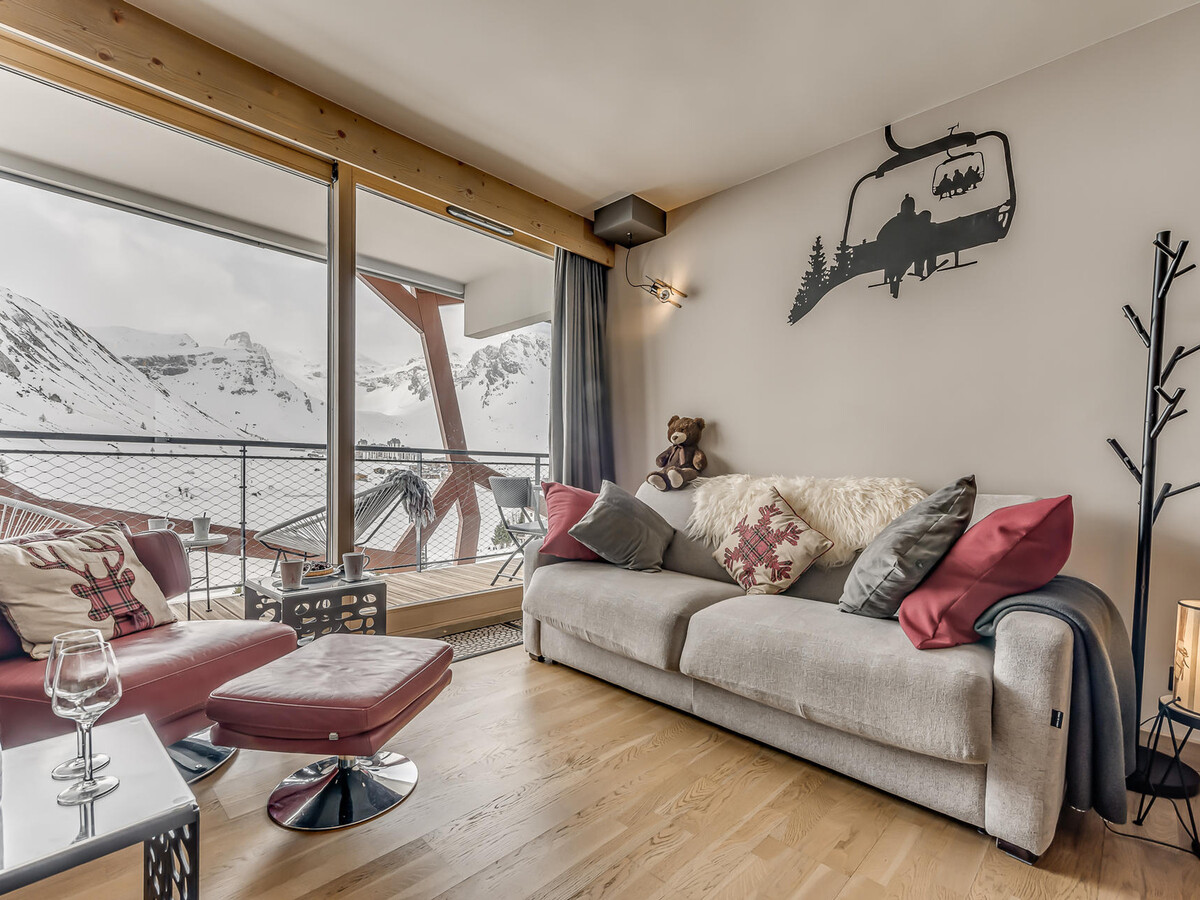 Azimut, appartement 4* vue lac à Tignes, 4 pers. - Photo 9