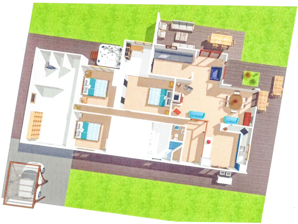 Maison 130 m² avec bain à remous à Labenne-Océan - Photo 38