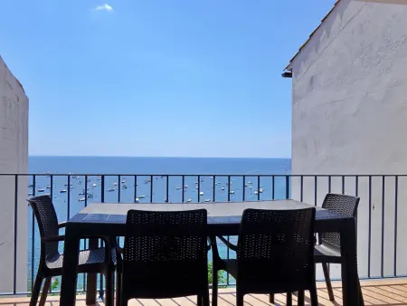 Location appartement à Calella de Palafrugell, Penthouse en Duplex à Calella avec Vue sur Mer