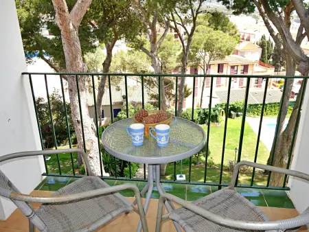 Location appartement à Calella de Palafrugell, Appartement avec piscine et jardin à 250 m de la plage de Port Pelegri à Calella de Palafrugell
