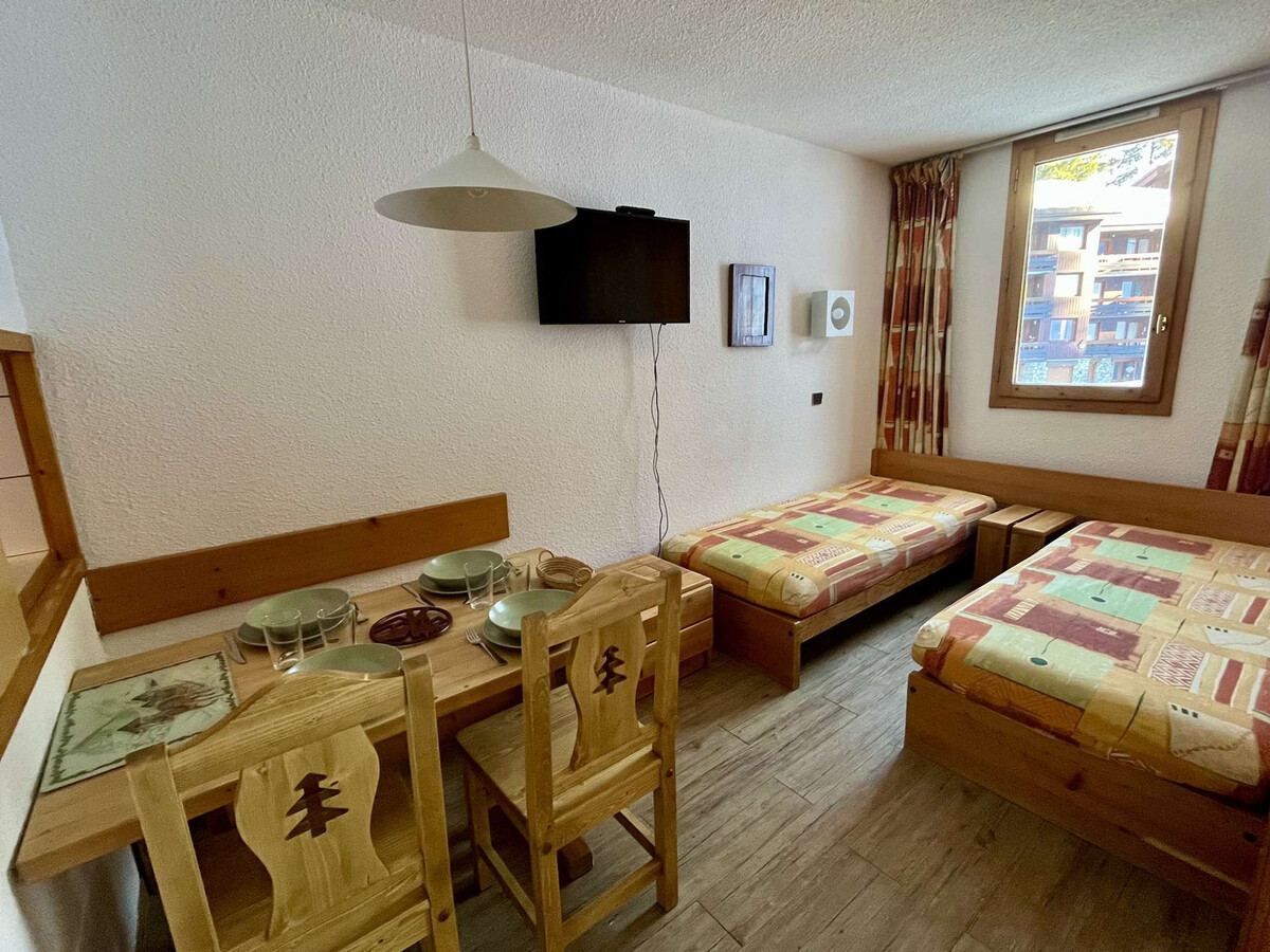 Studio divisible 4 pers aux Avanchers-Valmorel, au pied des pistes - Photo 1
