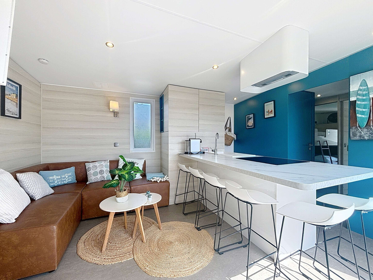 Mobil-home 6p avec terrasse couverte à 200m de la plage - Photo 3