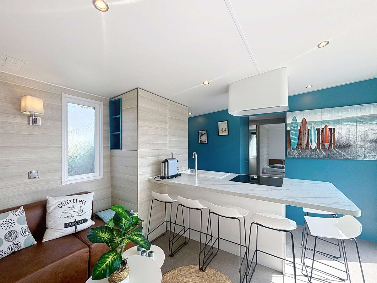 Mobil-home 6p avec terrasse couverte à 200m de la plage - Photo 6