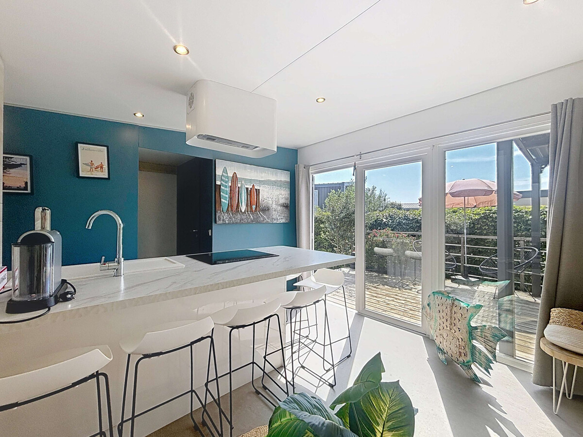 Mobil-home 6p avec terrasse couverte à 200m de la plage - Photo 7