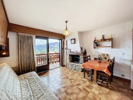 Studio 20 m² au pied des pistes avec vue Mont Blanc : photo 5