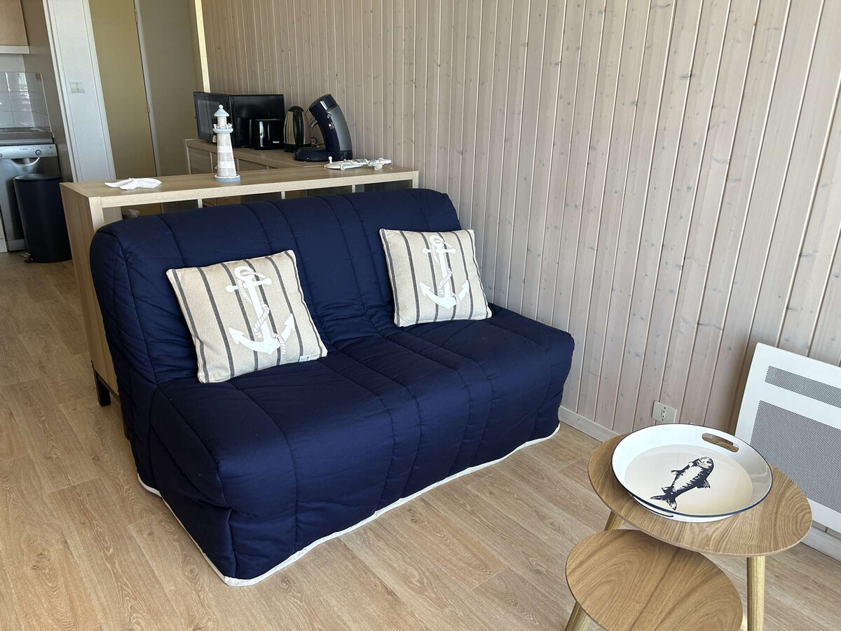 Appartement 2p vue mer avec accès direct plage - Photo 9