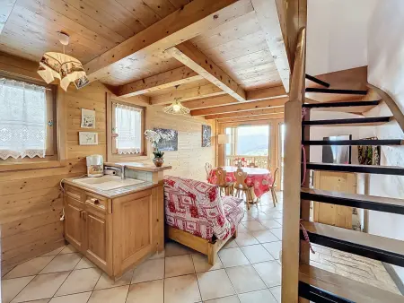 Location appartement à Combloux, Charmant appart 3 pièces proche des pistes avec parking et terrasse