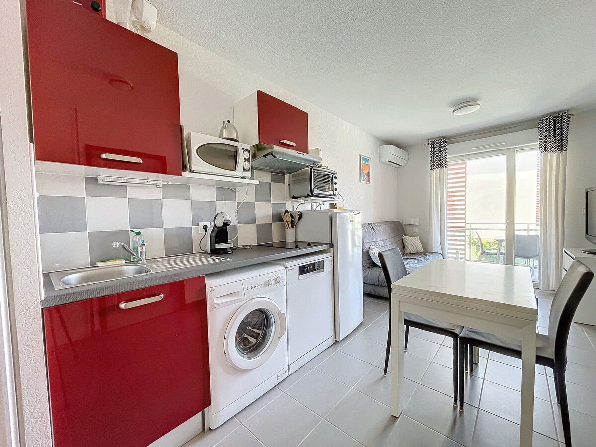 Appartement 4 pers. climatisé, terrasse et piscine à Argelès-sur-Mer - Photo 2
