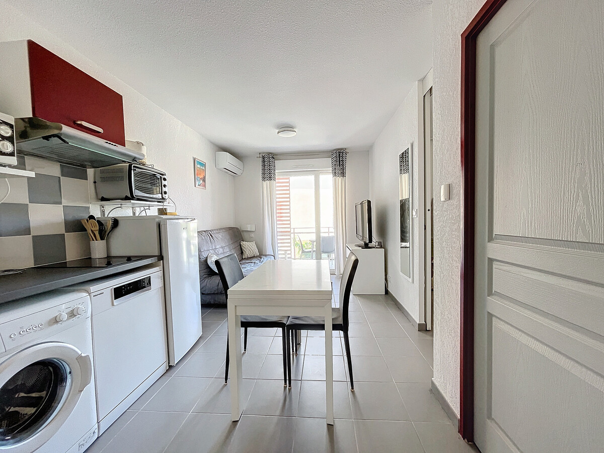 Appartement 4 pers. climatisé, terrasse et piscine à Argelès-sur-Mer - Photo 9