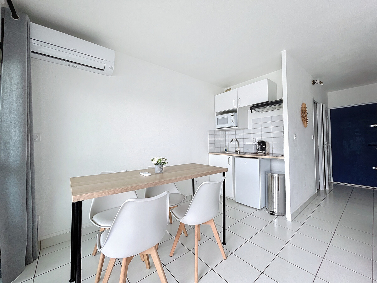 Appartement 4 pers. climatisé au Barcarès avec piscine et vue mer - Photo 7