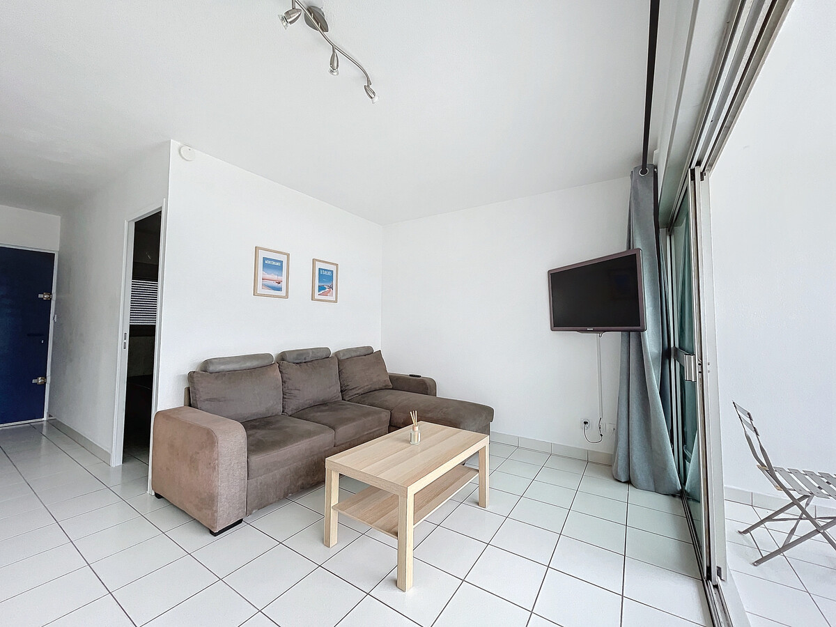 Appartement 4 pers. climatisé au Barcarès avec piscine et vue mer - Photo 8