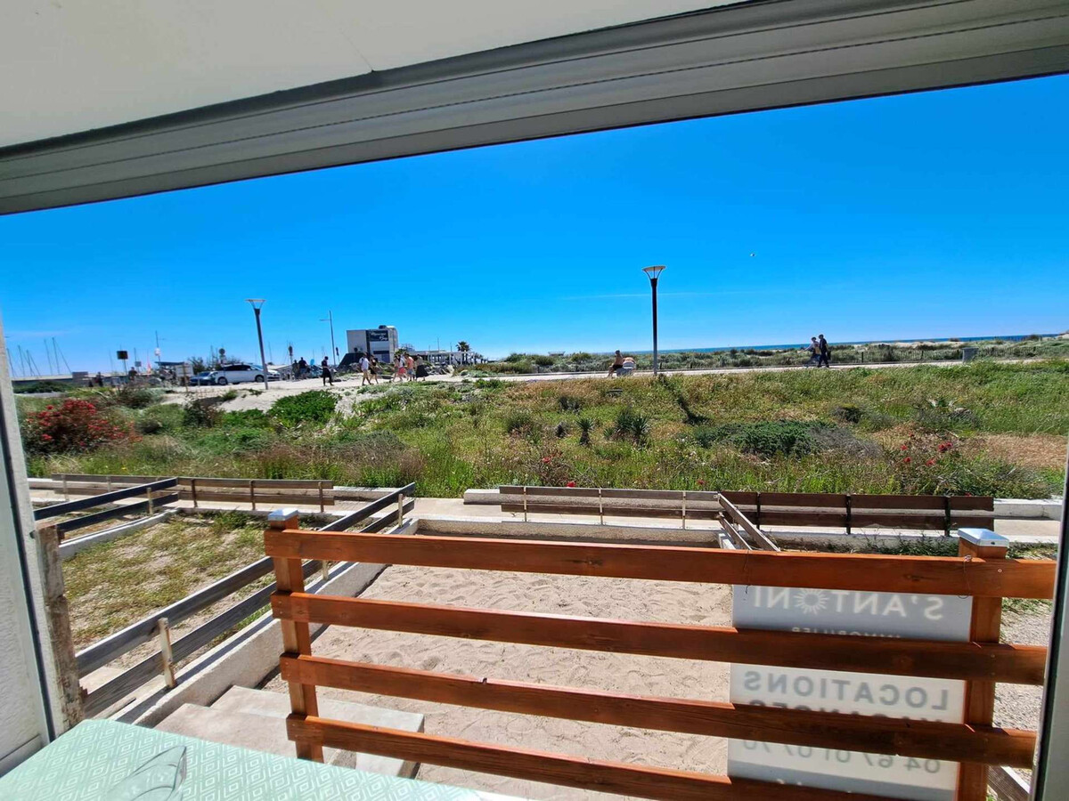 Appart 4 pers. 1ère ligne mer, terrasse, parking - Photo 11