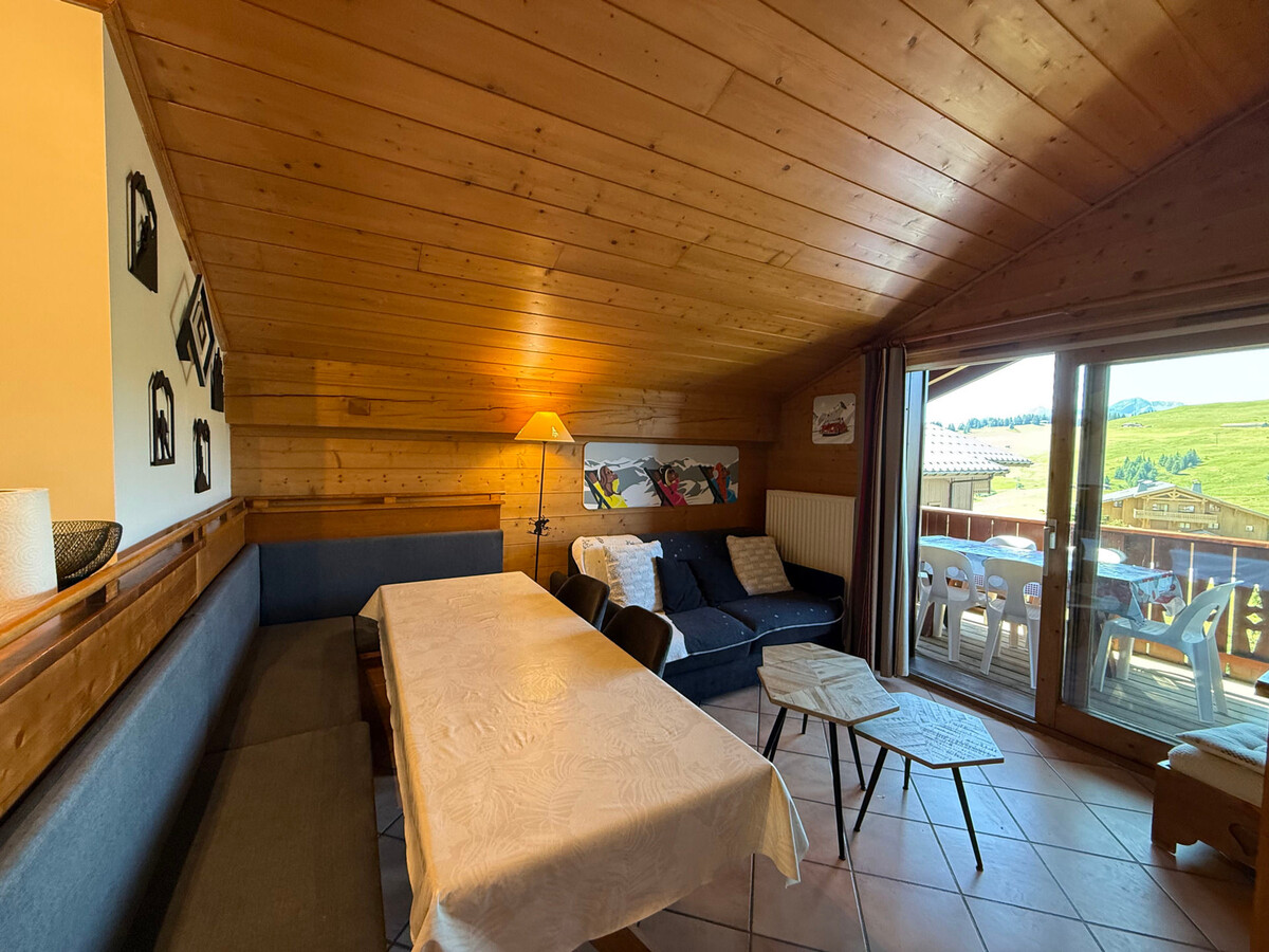 T4 aux Saisies avec balcon, vue pistes et parking couvert - Photo 5