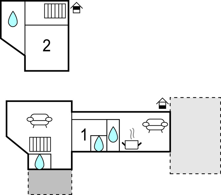 Maison 5 pers. avec piscine privée aux Angles - Photo 21