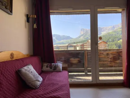 Appartement 6 pers, balcon sud, proche pistes, Appartement 6 personnes à Le Dévoluy : photo 4