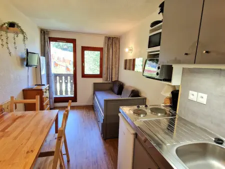 Studio rénové 2-3 personnes à Valfréjus, balcon et vue piste - Photo 14