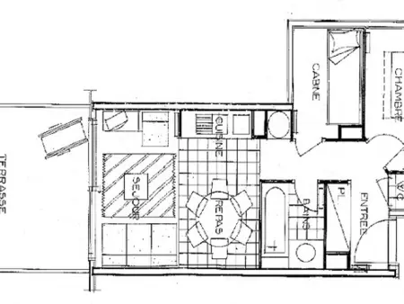 Appartement 6 pers. aux Saisies avec terrasse sud et vue Beaufortain : photo 4