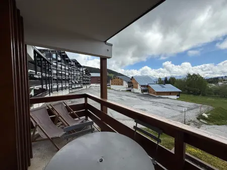 Appart 2P cabine aux Saisies, vue pistes Beaufortain : photo 12